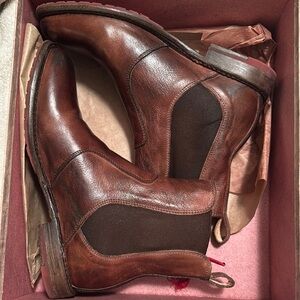 Women’s Brown Leather Chelsea Boots